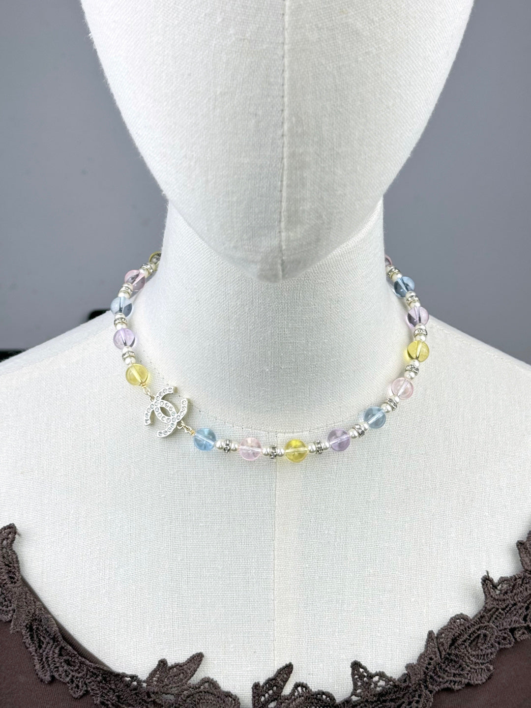 [⭐moonlume]26C New Spring Collection Colorful Transparent Resin Necklace