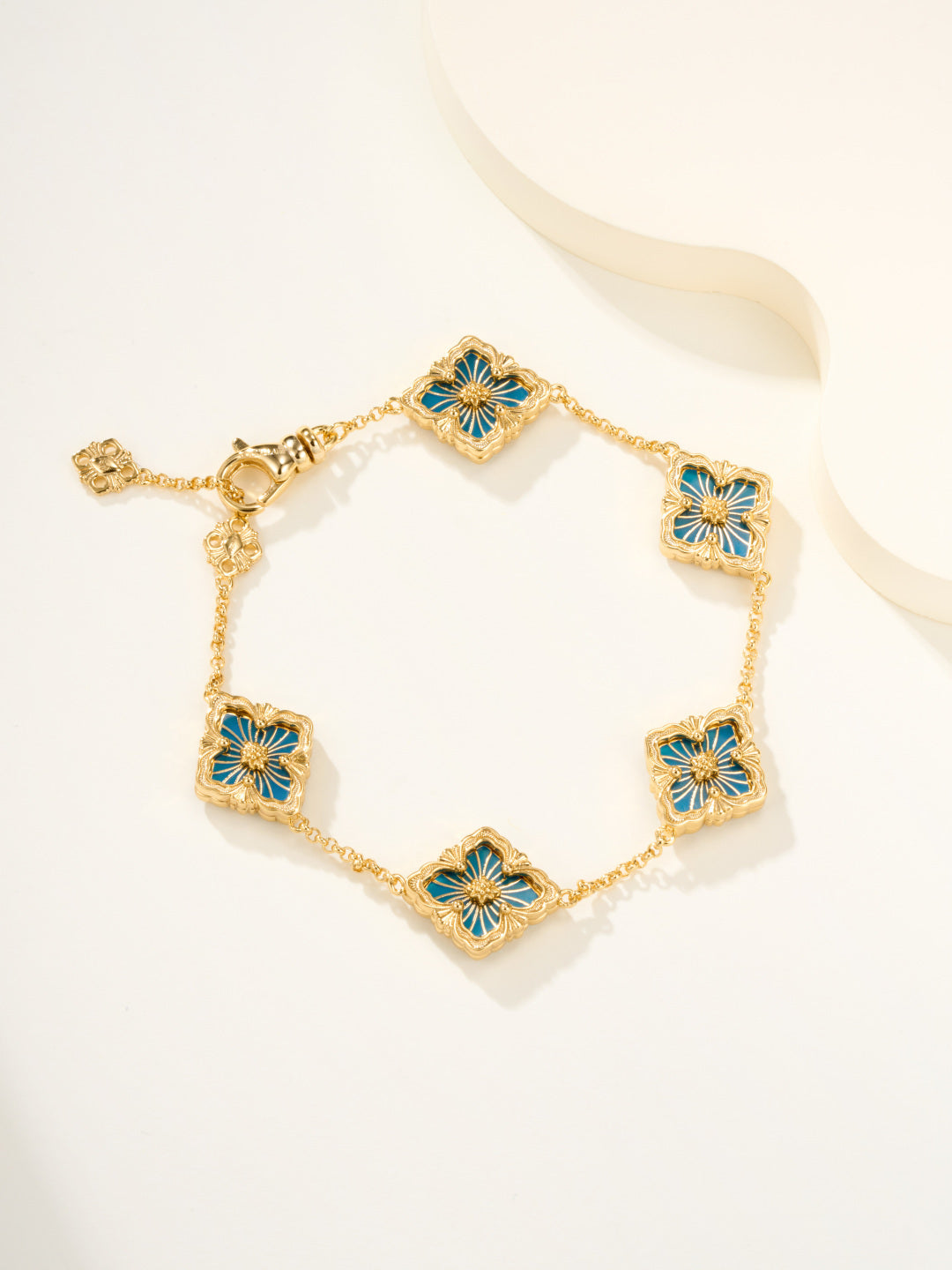 [⭐moonlume]B.C.L ENAMELED Five-Flower Bracelet（Various Colors)