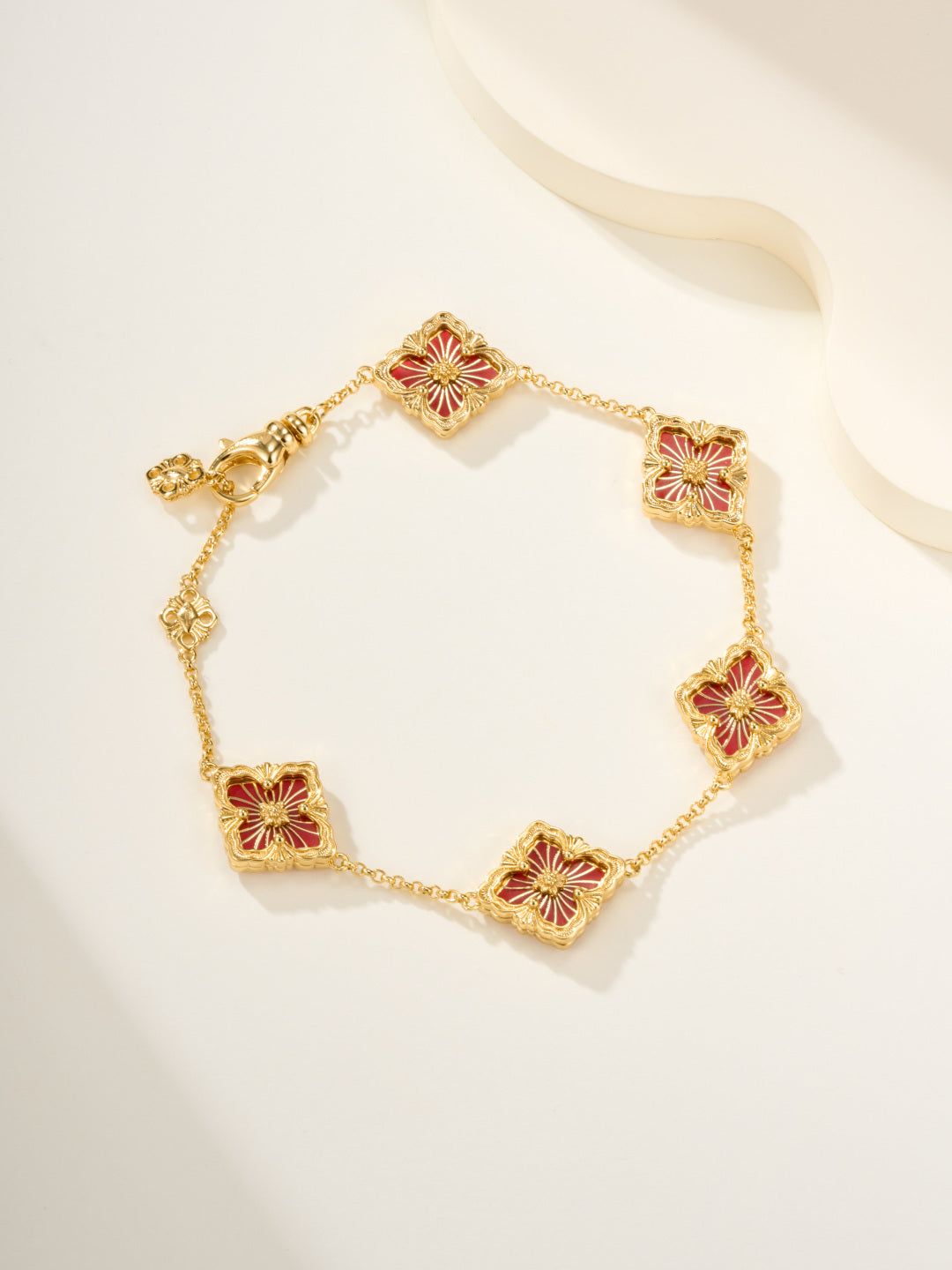 [⭐moonlume]B.C.L ENAMELED Five-Flower Bracelet（Various Colors)