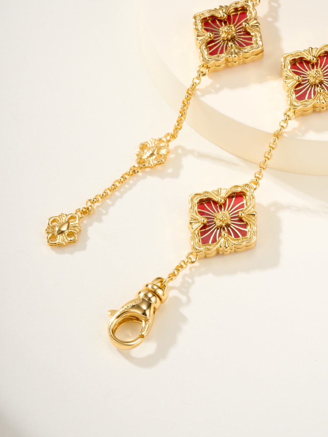 [⭐moonlume]B.C.L ENAMELED Five-Flower Bracelet（Various Colors)