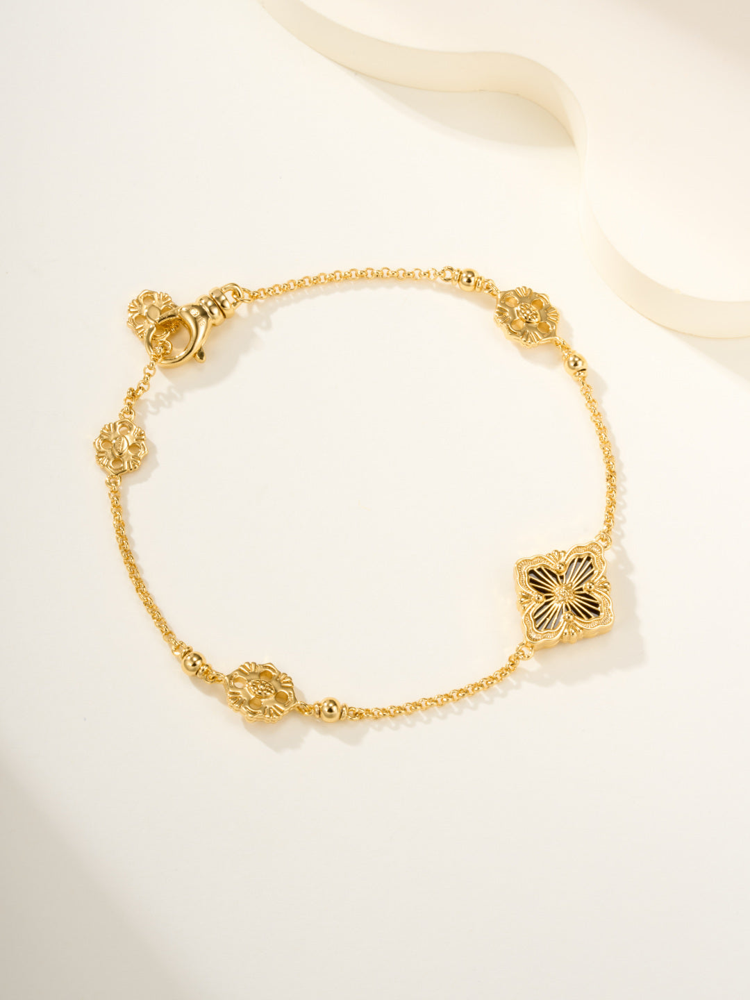 [⭐moonlume]B.C.L ENAMELED One-Flower Bracelet（Various Colors)