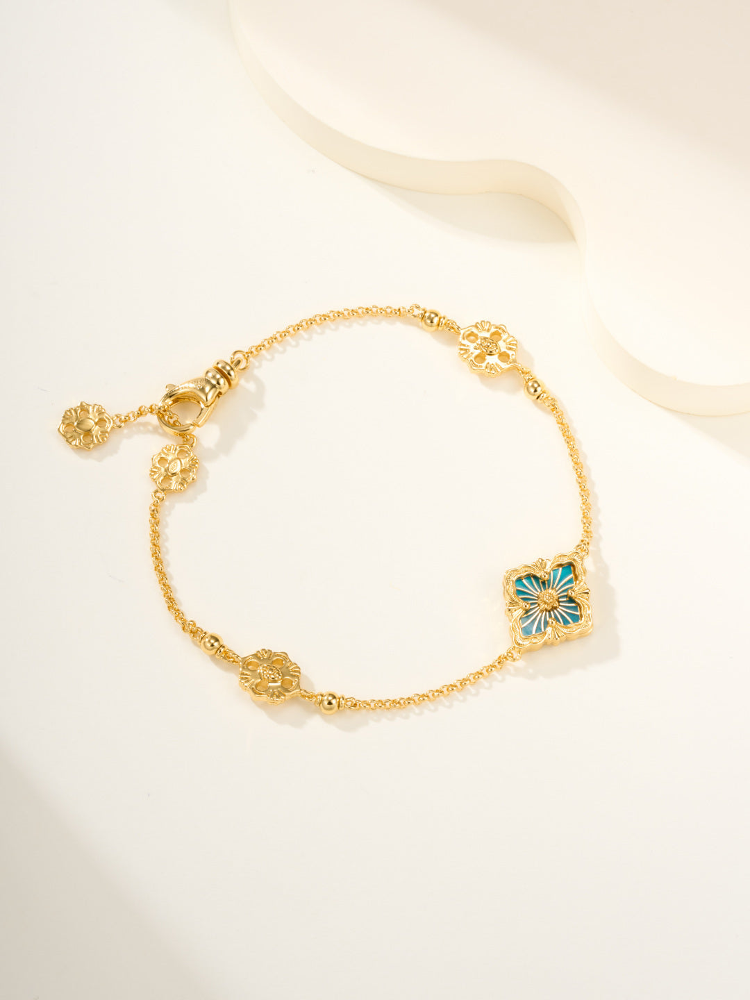[⭐moonlume]B.C.L ENAMELED One-Flower Bracelet（Various Colors)