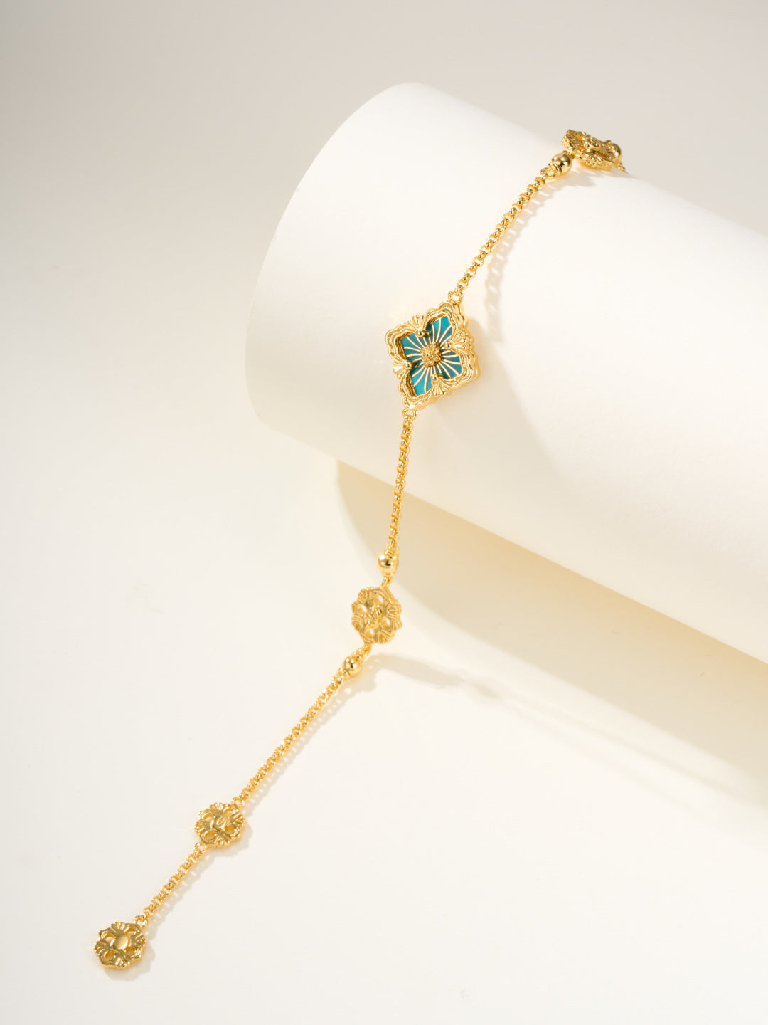 [⭐moonlume]B.C.L ENAMELED One-Flower Bracelet（Various Colors)