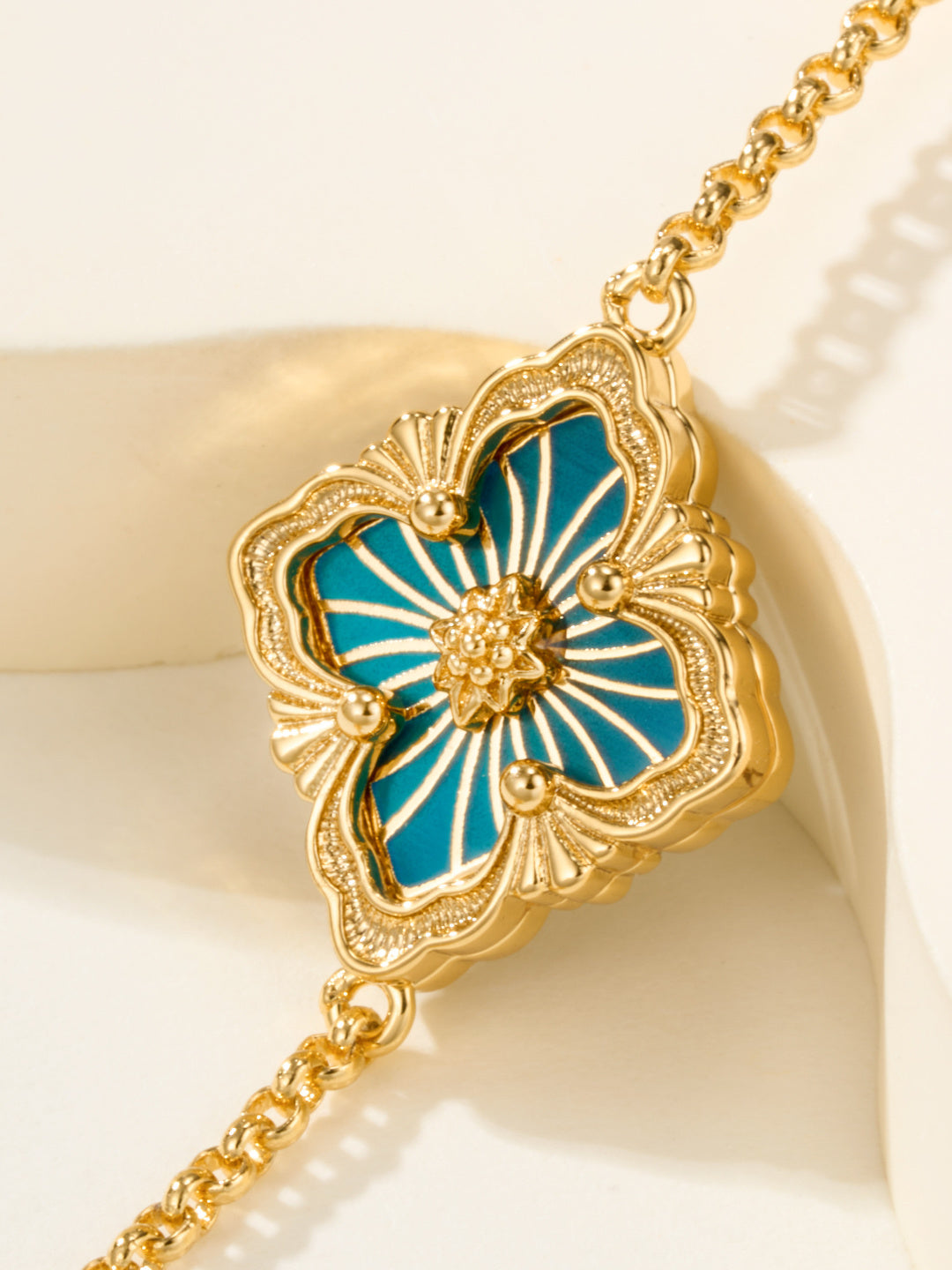 [⭐moonlume]B.C.L ENAMELED One-Flower Bracelet（Various Colors)