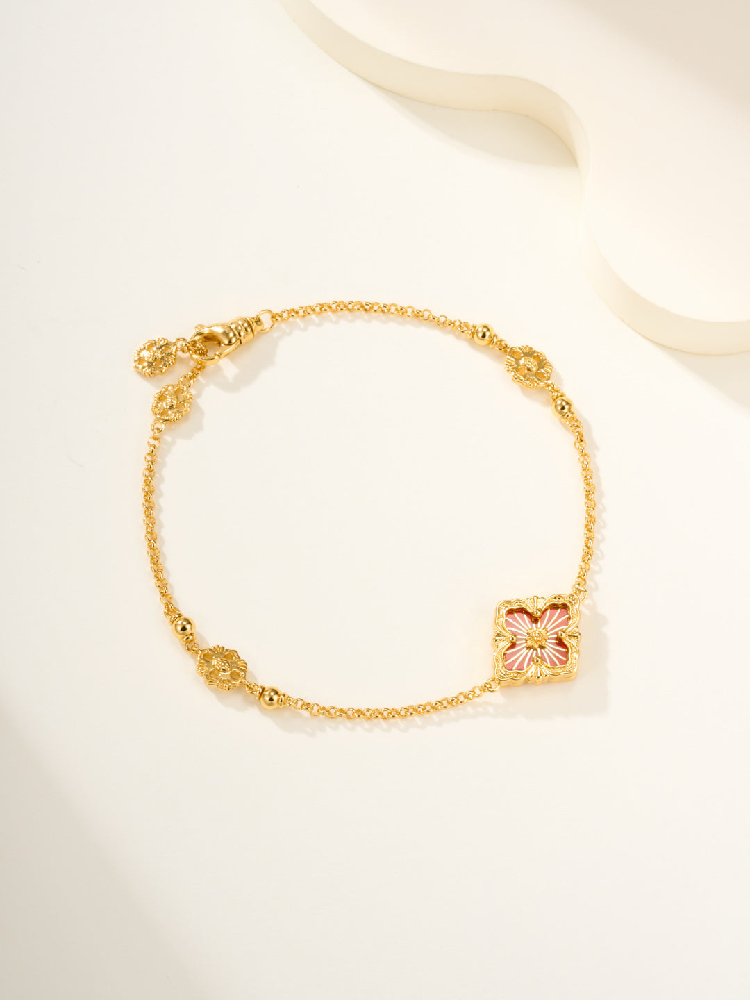 [⭐moonlume]B.C.L ENAMELED One-Flower Bracelet（Various Colors)