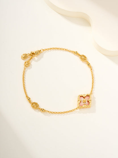 [⭐moonlume]B.C.L ENAMELED One-Flower Bracelet（Various Colors)