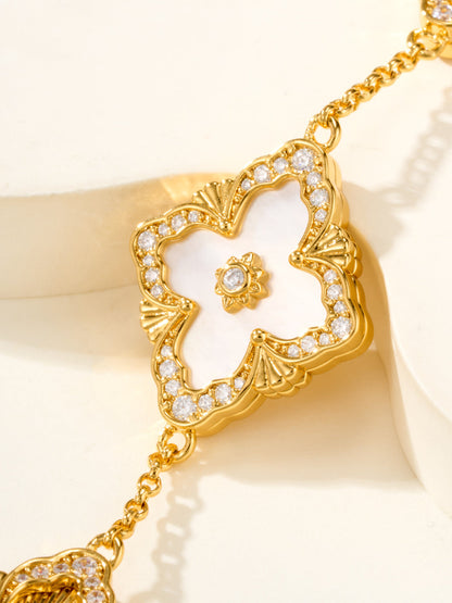 [⭐moonlume]B.C.L ENAMELED Five-Flower Bracelet（Various Colors) BIG SIZE