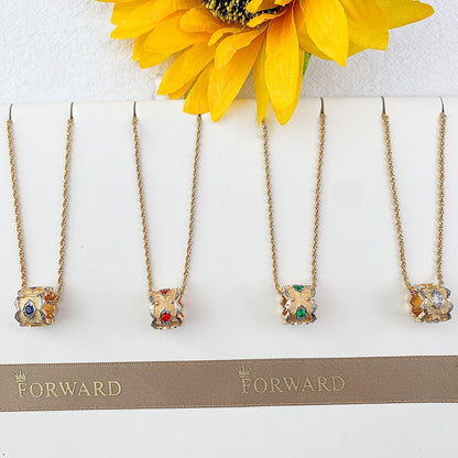 [⭐moonlume] B.C.L “Little Waist” Enamel  NECKLACE（Various colors