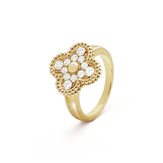 [⭐moonlume]CLOVER DIAMOND RING