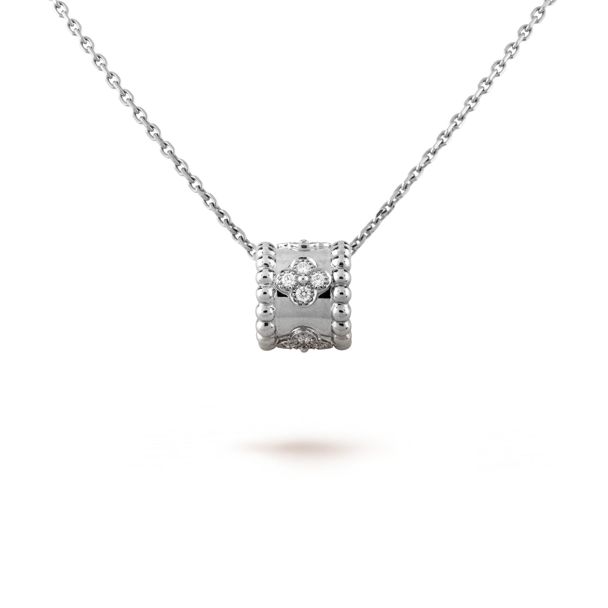 [⭐moonlume]PERLEE PEDANT SIVLER DIAMOND NECKLACE