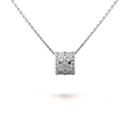[⭐moonlume]PERLEE PEDANT SIVLER DIAMOND NECKLACE