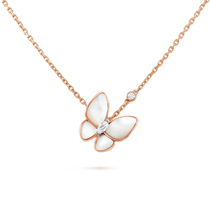 [⭐moonlume]BUTTERFLY MOP DIAMOND NECKLACE