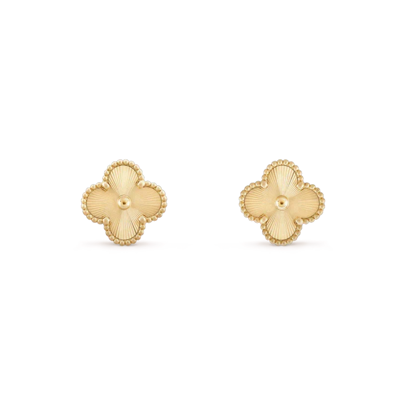 [⭐moonlume]CLOVER MINI 9.5MM LASER EARRINGS