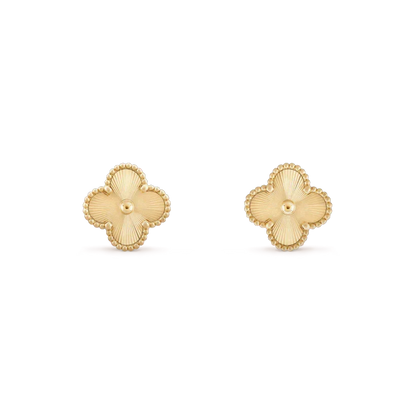 [⭐moonlume]CLOVER MINI 9.5MM LASER EARRINGS