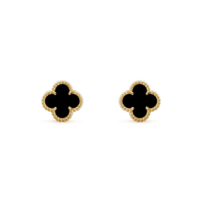 [⭐moonlume]CLOVER MINI 9.5MM BLACK MOP EARRINGS