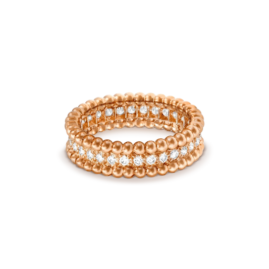 [⭐moonlume]PERLEE DIAMOND ROSE GOLD RING