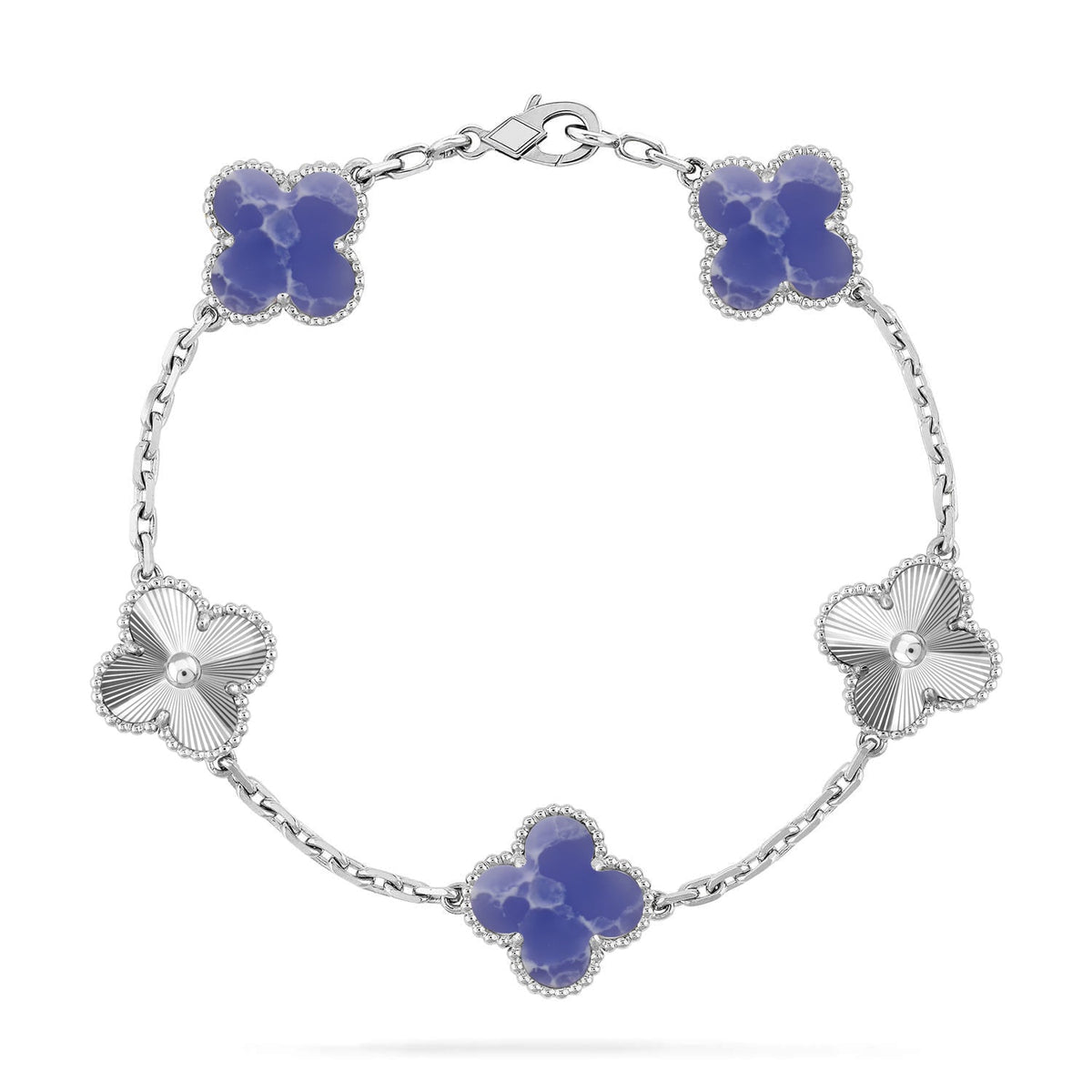 [⭐moonlume]CLOVER 5 MOTIF BLUE VEINS BRACELET COLLECTION