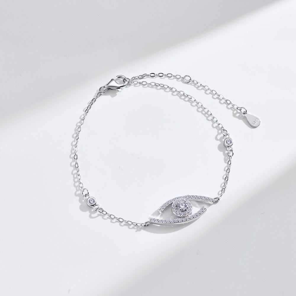 [⭐moonlume]Demo Eye Pave-Set Diamond Bracelet