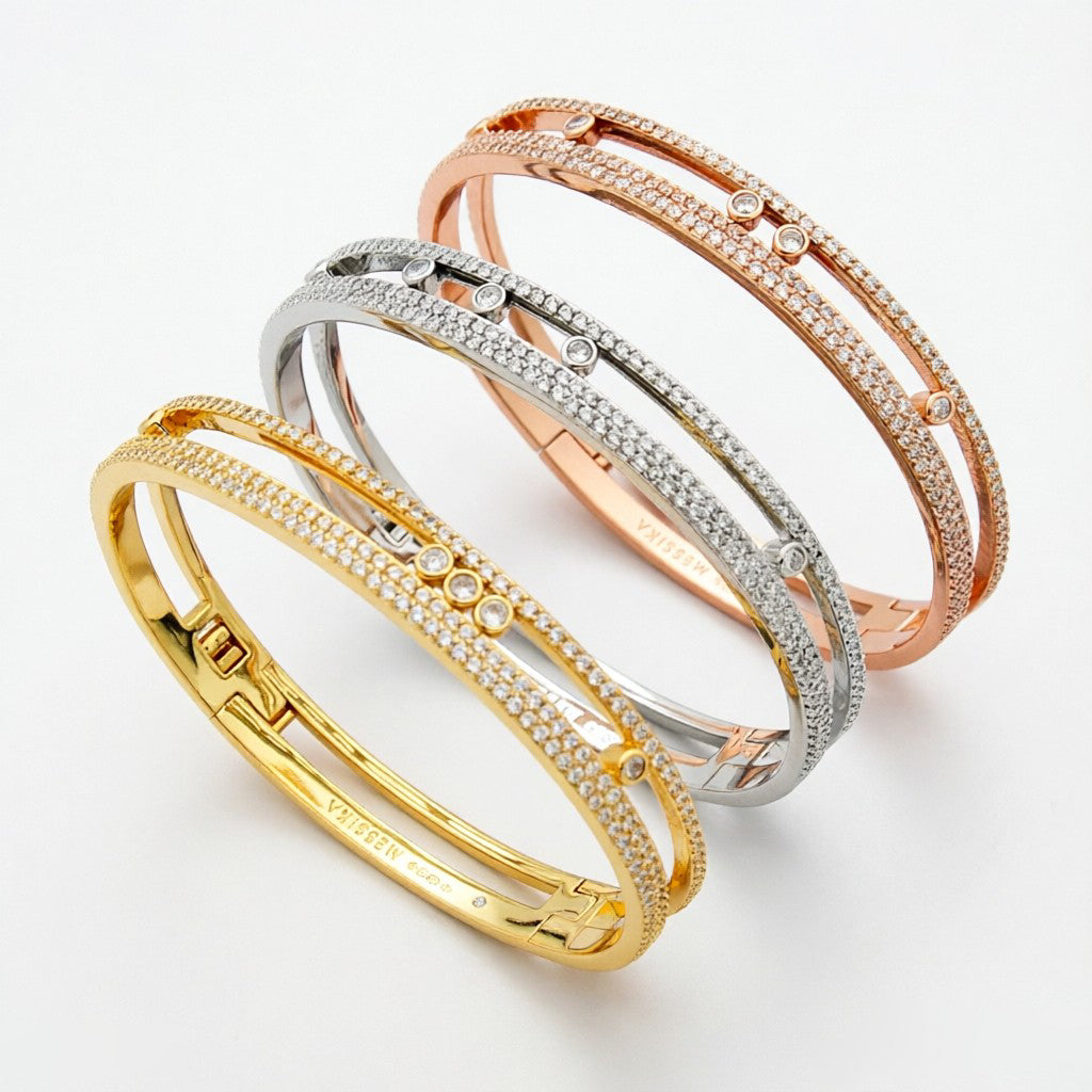 [⭐moonlume]Move Romane pavé bangle