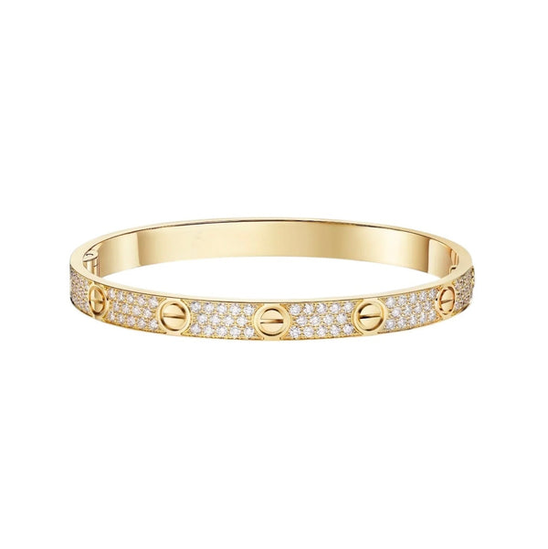 [⭐moonlume]LOVE BRACELET 6.1MM DIAMOND-PAVED