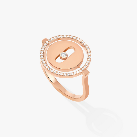 [⭐moonlume]Demo MOVE PINK GOLD DIAMOND RING