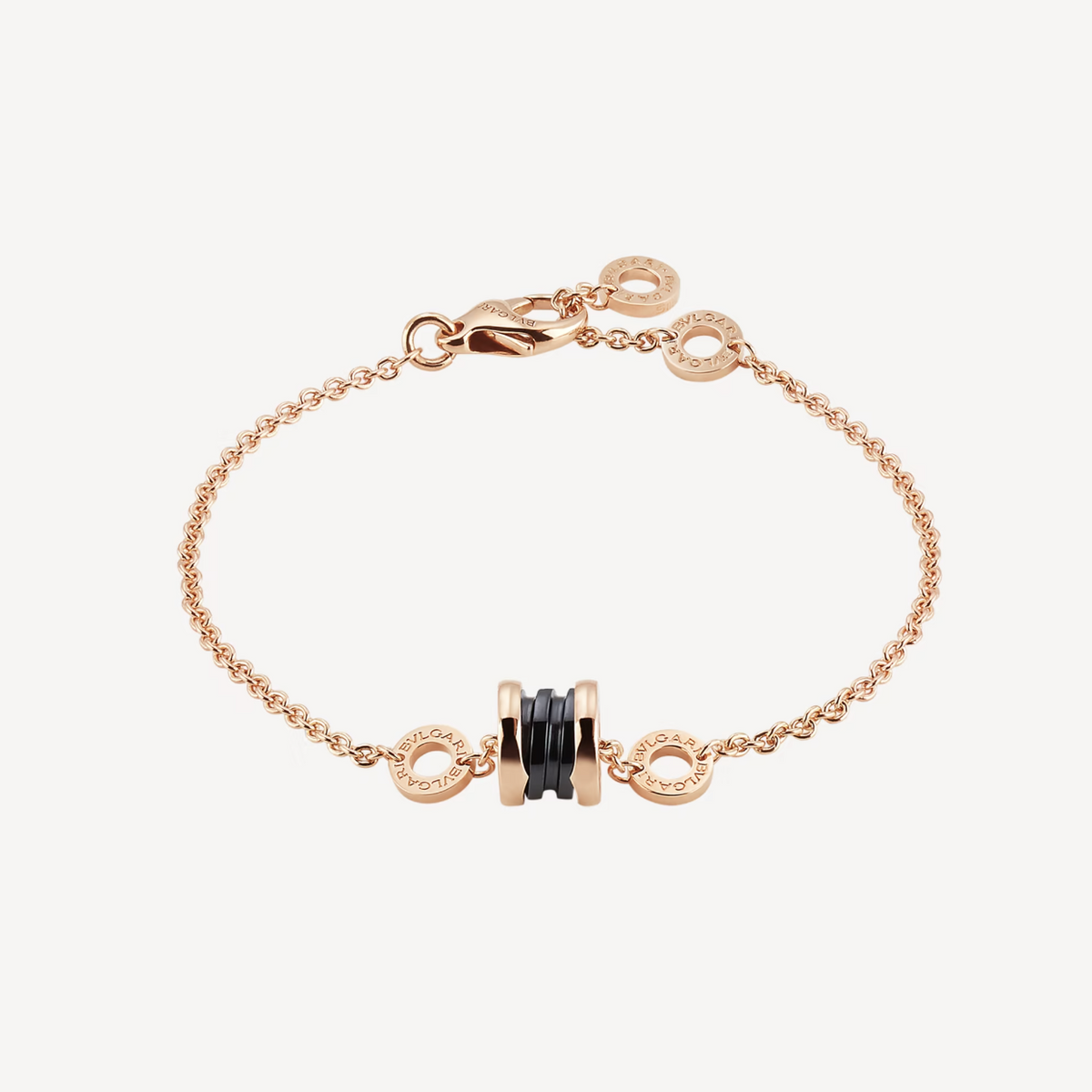 [⭐moonlume]ZERO 1 SOFT PINK GOLD AND BLACK CERAMIC BRACELET