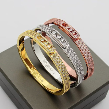 [⭐moonlume]Move Noa Full Pavé Diamond Bangle Bracelet