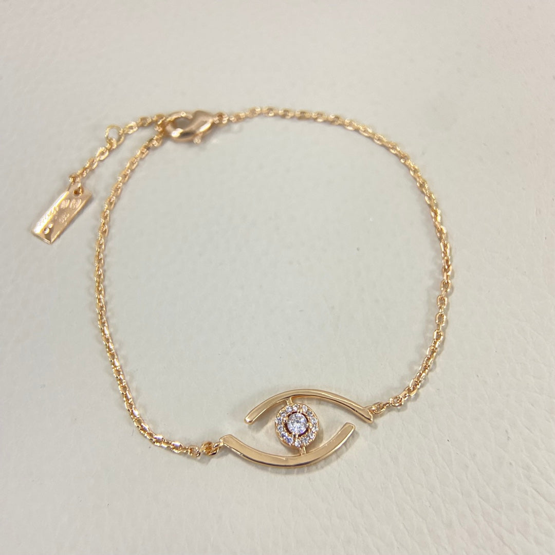 [⭐moonlume]Demo Eye Pave-Set Diamond Bracelet