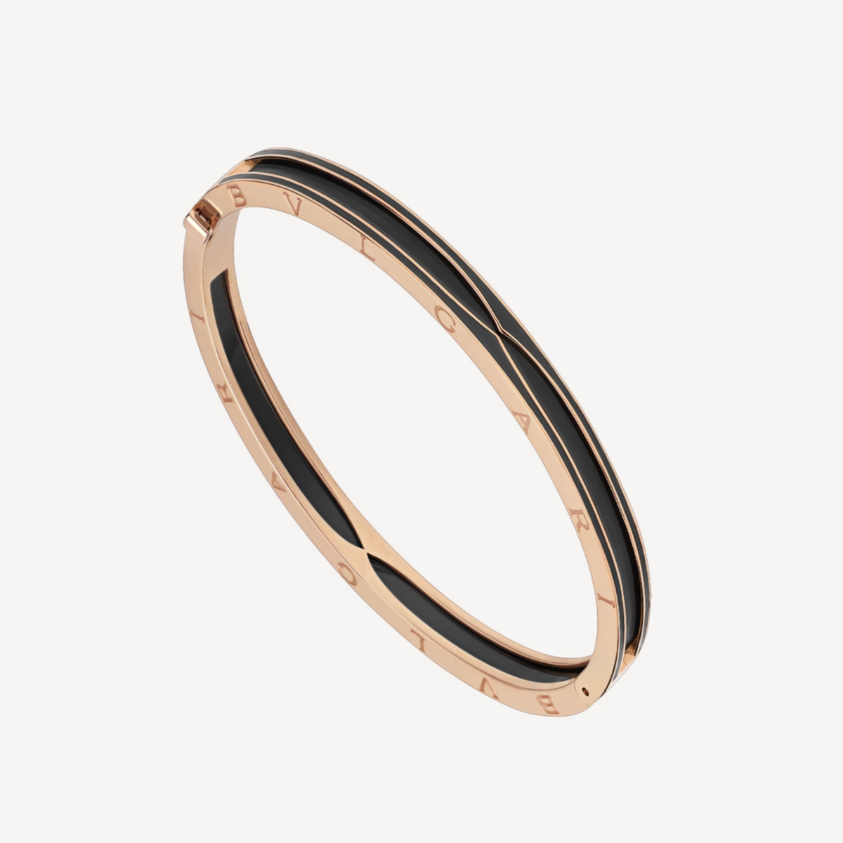 [⭐moonlume]ZERO 1 PINK GOLD WITH MATTE BLACK CERAMIC BRACELET