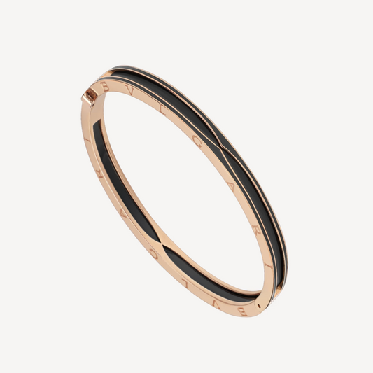 [⭐moonlume]ZERO 1 PINK GOLD WITH MATTE BLACK CERAMIC BRACELET