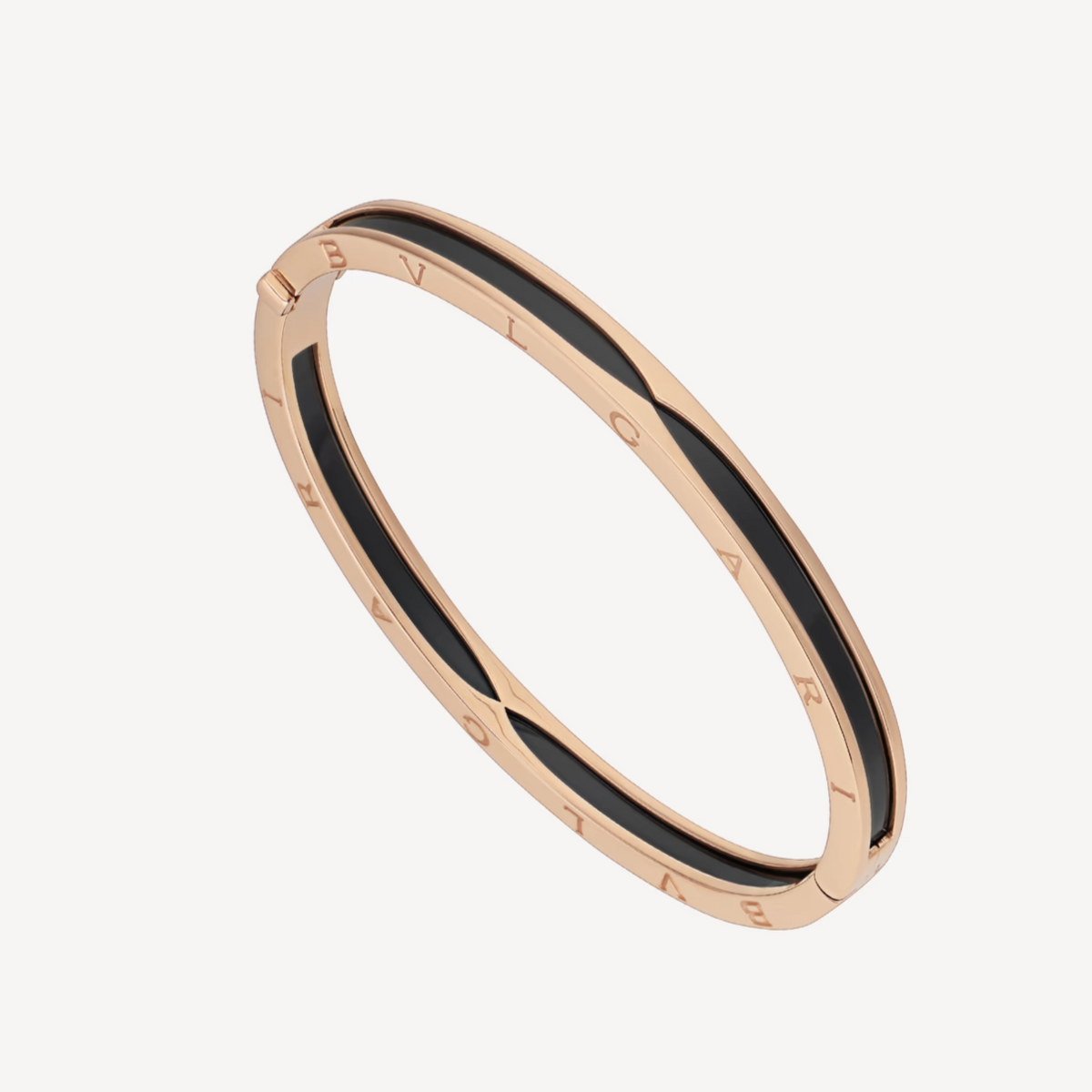 [⭐moonlume]ZERO 1 PINK GOLD WITH BLACK CERAMIC BRACELET