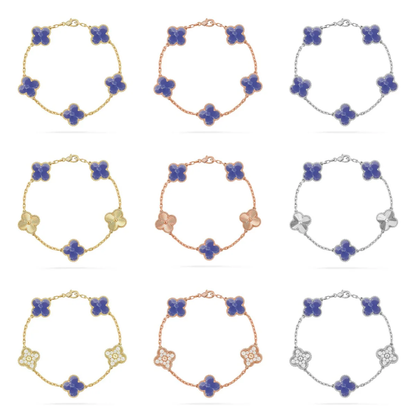 [⭐moonlume]CLOVER 5 MOTIF BLUE VEINS BRACELET COLLECTION