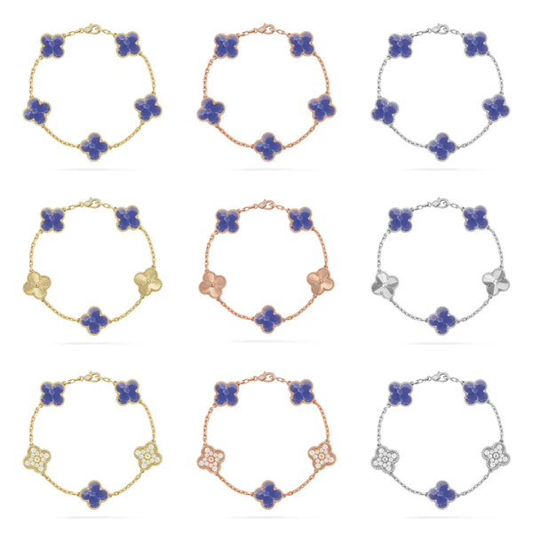 [⭐moonlume]CLOVER 5 MOTIF BLUE VEINS BRACELET COLLECTION