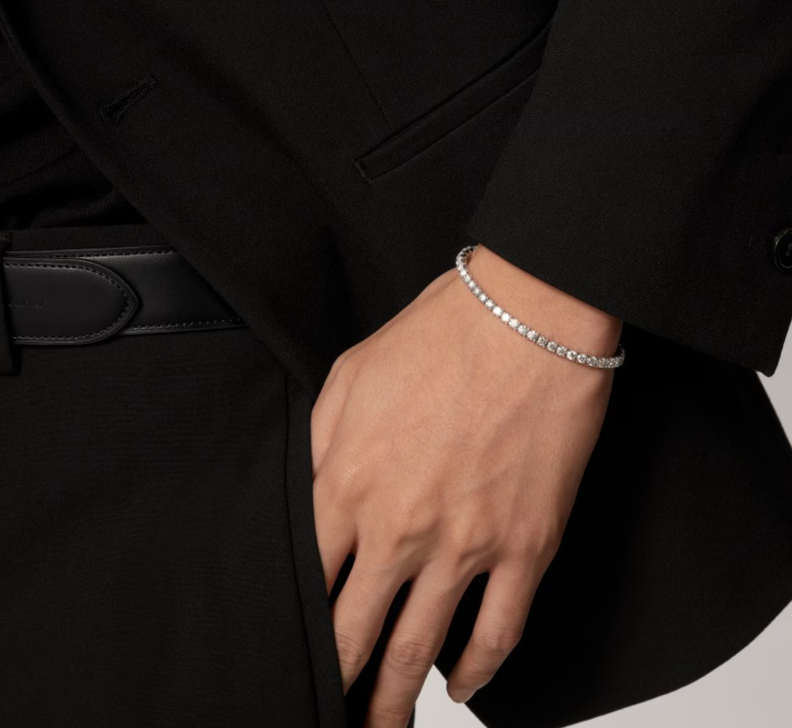 [⭐moonlume]  CLASSIC BASEBALL BRACELAT, 52 DIAMOND