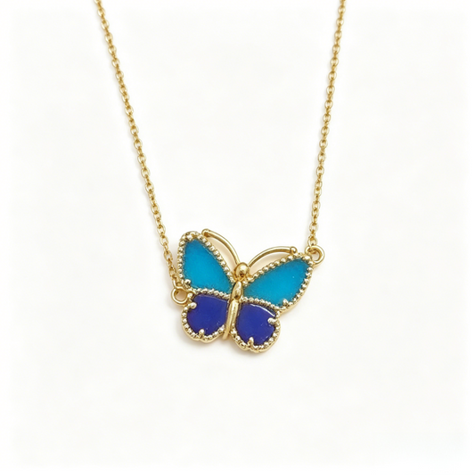 [⭐moonlume]  2026 NEW LUCKY BUTTERFLY 1 MOTIFS NECKLACE