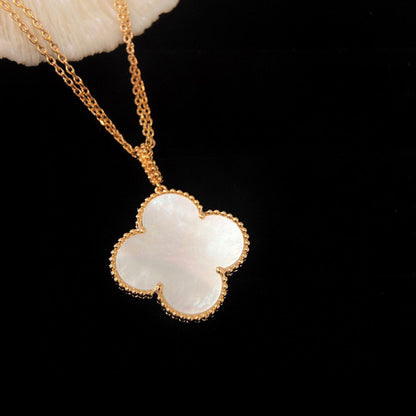 [⭐moonlume]CLOVER 25MM MOP LARGE PENDANT NECKLACE
