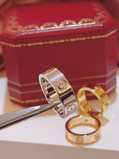 [⭐moonlume]Three-Diamond Ring