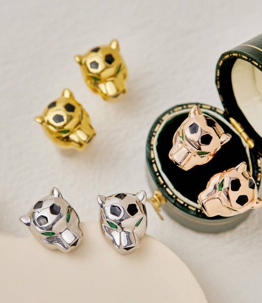 [⭐moonlume]CHRRTAH-PRINT STUD EARRINGS, THREE COLORS