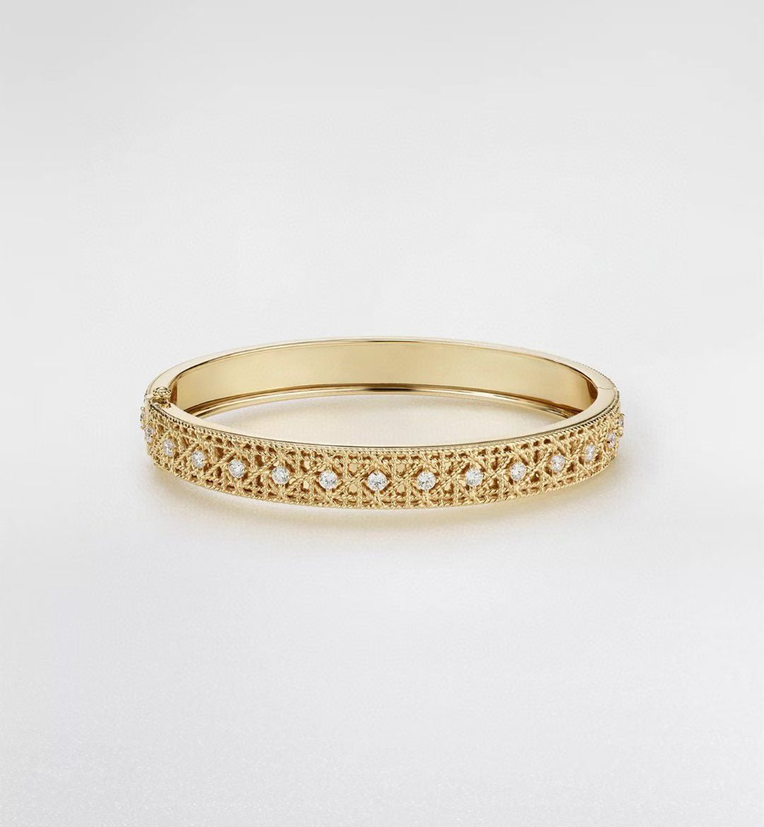 [⭐moonlume]2026 WOVEN-PATTERN BRACELET SET WITH FULL DIAMOND INLAY THREE-COLORS