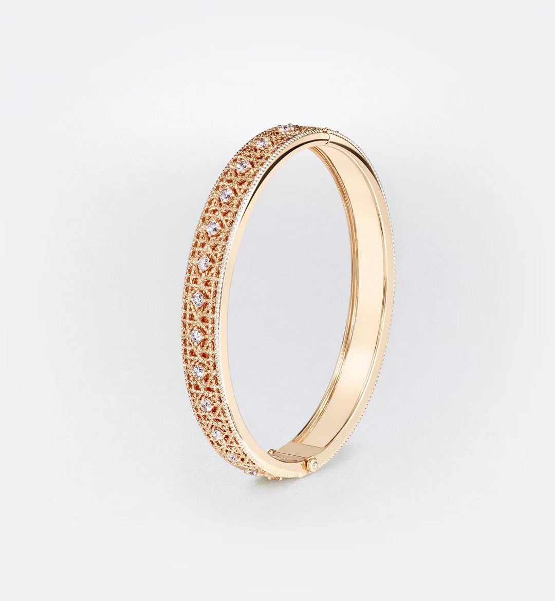[⭐moonlume]2026 WOVEN-PATTERN BRACELET SET WITH FULL DIAMOND INLAY THREE-COLORS