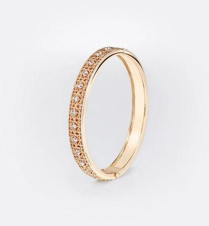 [⭐moonlume]2026 WOVEN-PATTERN BRACELET SET WITH FULL DIAMOND INLAY THREE-COLORS