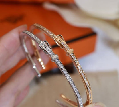 [⭐moonlume]DIAMOND-ENCRUSTED BRACELET THREE COLORS