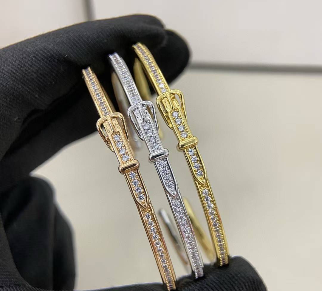 [⭐moonlume]DIAMOND-ENCRUSTED BRACELET THREE COLORS