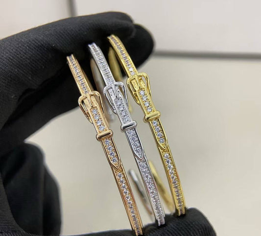 [⭐moonlume]DIAMOND-ENCRUSTED BRACELET THREE COLORS