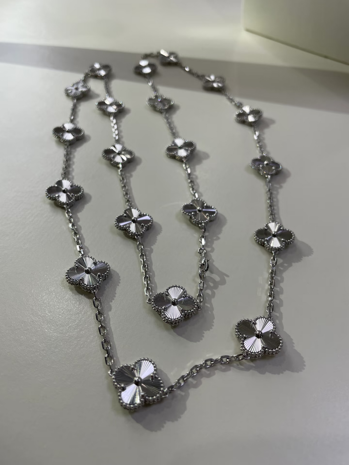 [⭐moonlume]CLOVER 20 MOTIFS SILVER LASER