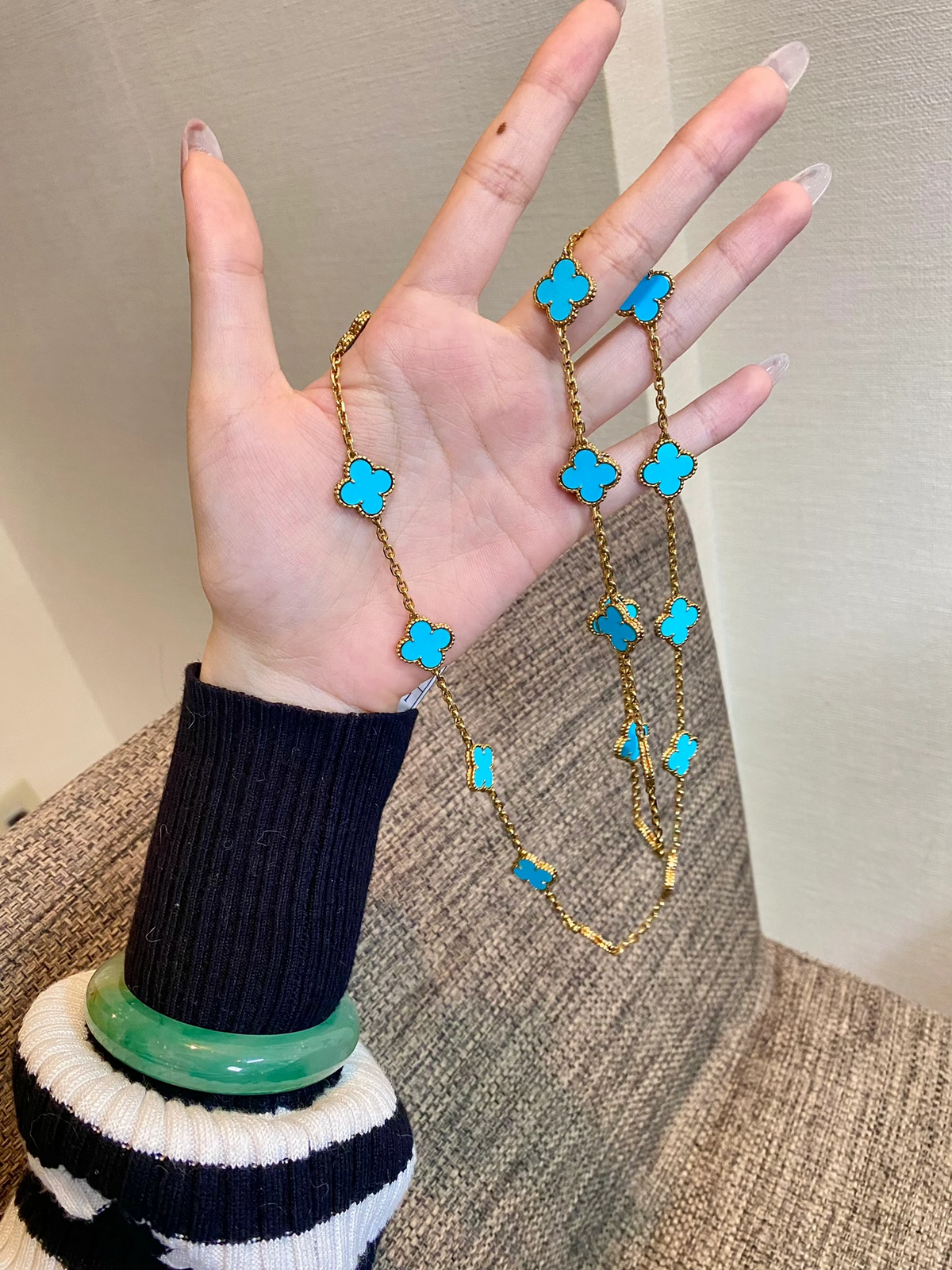 [⭐moonlume]CLOVER 20 MOTIFS TURQUOISE GOLD