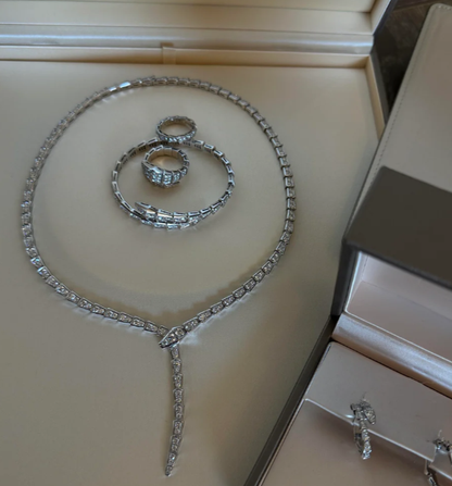 [⭐moonlume]NEW！SERPENT DIAMOND NECKLACE