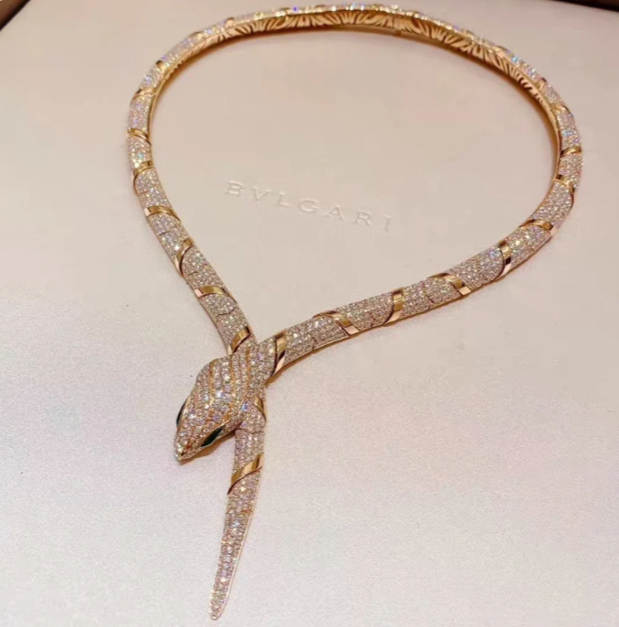 [⭐moonlume]HAUTE COUTURE GOLD SERPENTI NECKLACE