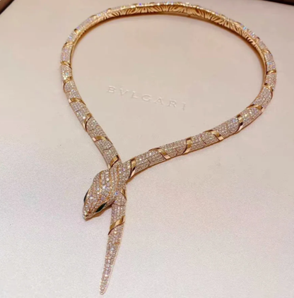 [⭐moonlume]HAUTE COUTURE GOLD SERPENTI NECKLACE