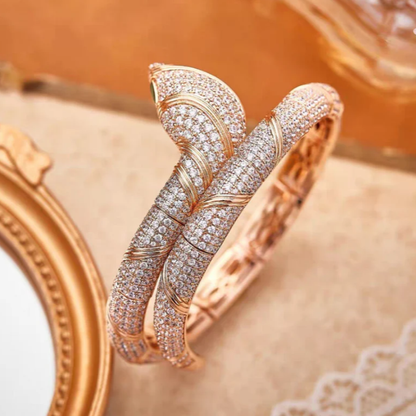 [⭐moonlume]HAUTE COUTURE GOLD SERPENTI BRACELET